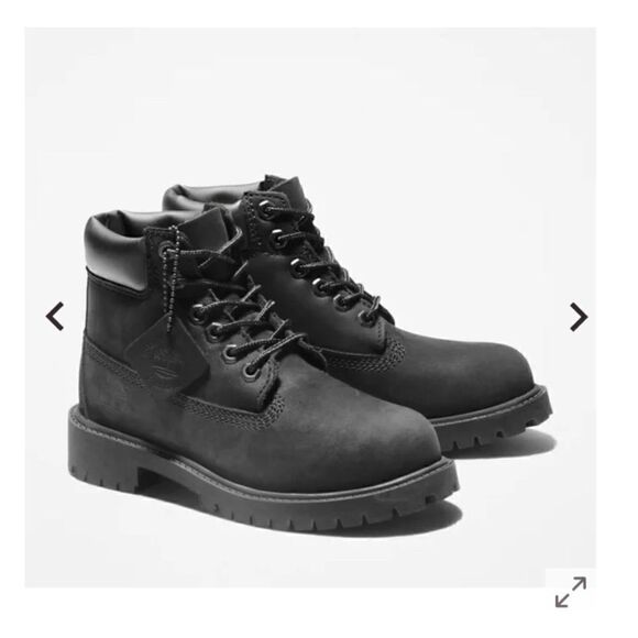 Timberland black nubuck premium inch waterproof boots